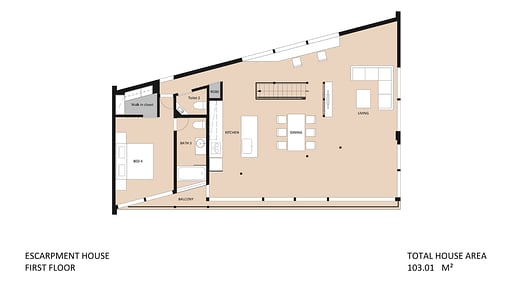 Escarpment House Floor plan