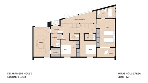 Escarpment House Floor plan