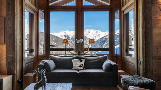 Chalet Face Nord Salon