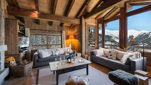 Chalet Face Nord Salon
