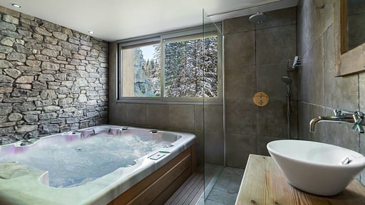 Chalet Face Nord Jacuzzi
