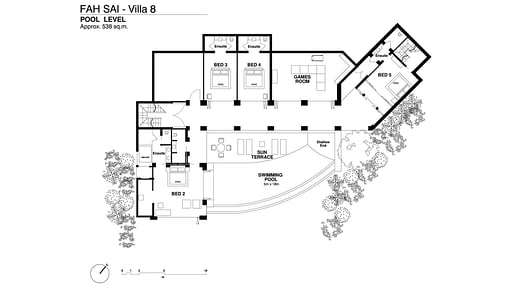 Villa Fah Sai Схема помещений