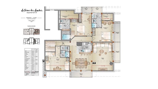 Apartment Ferme des Lanches 9 Plan