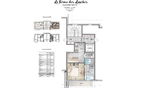 Apartment Ferme des Lanches 9 Plan