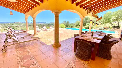 Finca Aderu Dining area