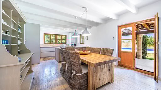 Finca Aloma Dining area