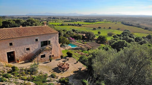 Finca Ca Na Bassera Drone pictures