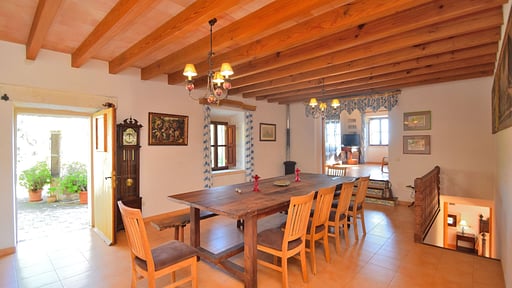 Finca Ca Na Bassera Dining area