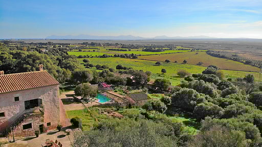 Finca Ca Na Bassera Drone pictures