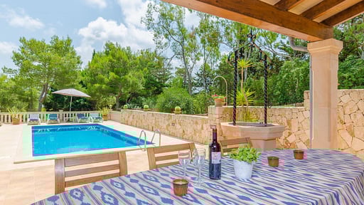 Finca Cala Dor Terrace/Veranda