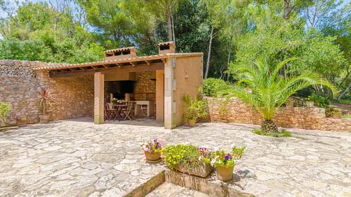 Finca Cala Dor Dining area