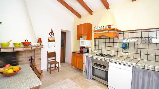 Finca Can Blanc Küche