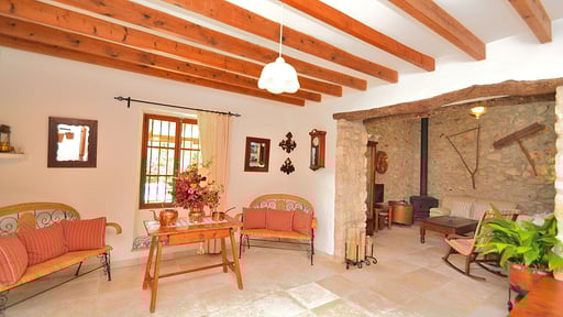 Finca Can Blanc Wohnbereich