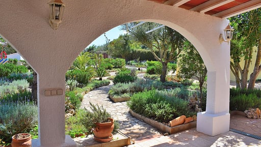 Finca Can Burguet Garten