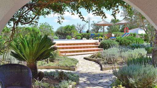 Finca Can Burguet Garten