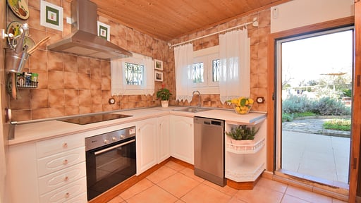 Finca Can Burguet Küche