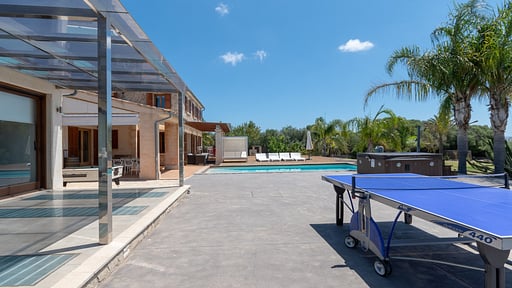Finca Can Oliva Tischtennis
