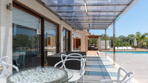 Finca Can Oliva Terrasse/Veranda