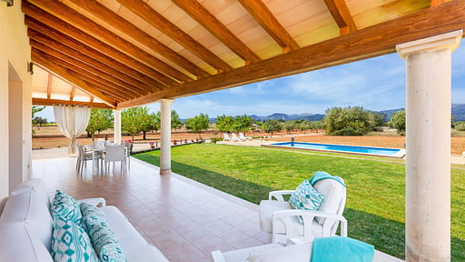 Finca Can Soler Terrasse