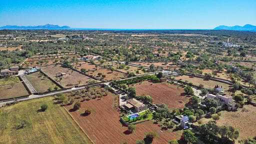 Finca Es Bosquerró Drone pictures