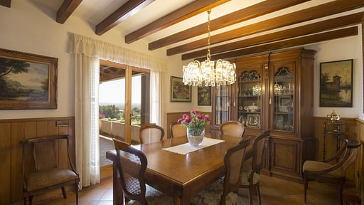 Finca Es Bosquet Dining area