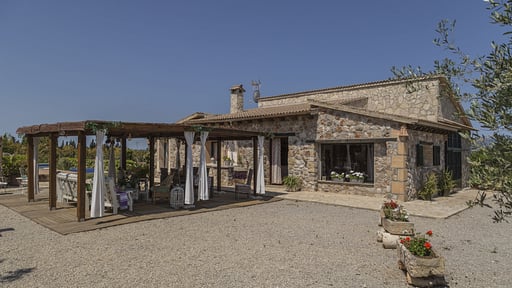 Finca Es Moya des Pins Терраса/веранда