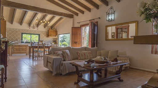Finca Es Moya des Pins Гостиная