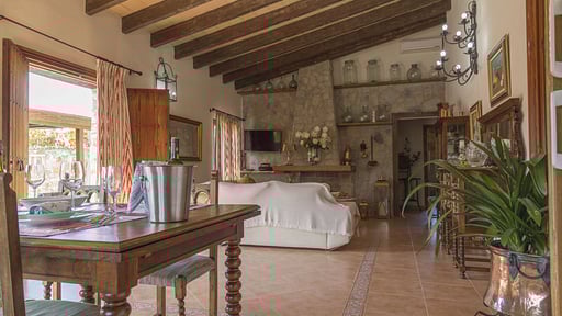 Finca Es Moya des Pins Гостиная