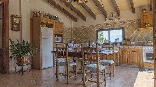 Finca Es Moya des Pins Обеденная зона