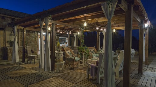 Finca Es Moya des Pins Терраса/веранда