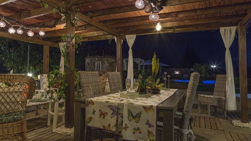 Finca Es Moya des Pins Терраса/веранда