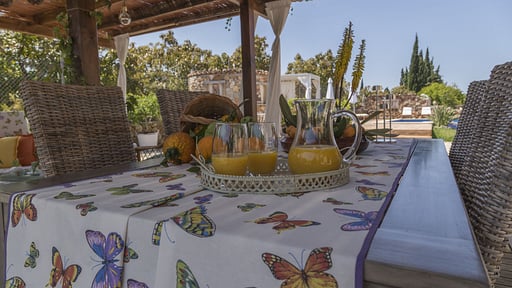 Finca Es Moya des Pins Терраса/веранда