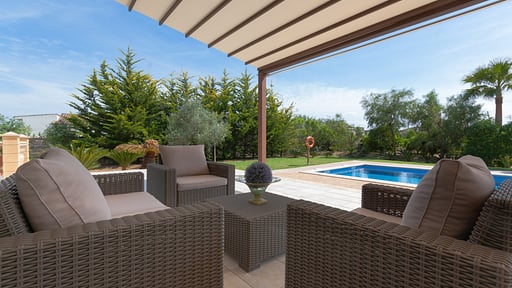 Finca Es Rasquell Terrace/Veranda