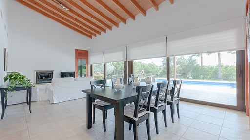 Finca Es Rasquell Dining area