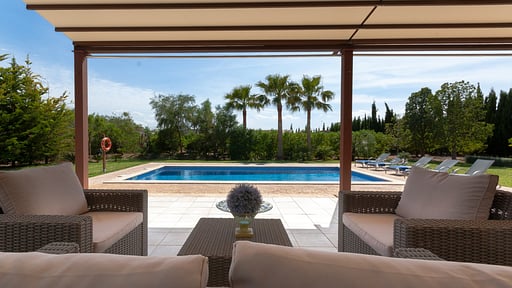 Finca Es Rasquell Terrace/Veranda