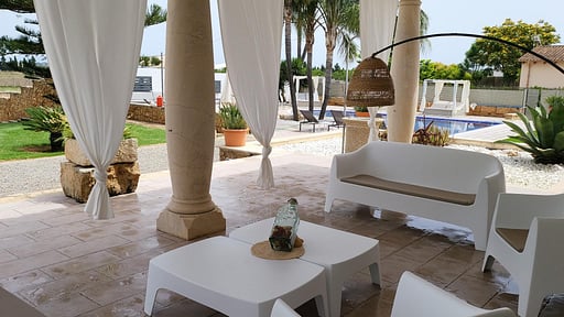 Finca Es Velora Terrasse/Veranda