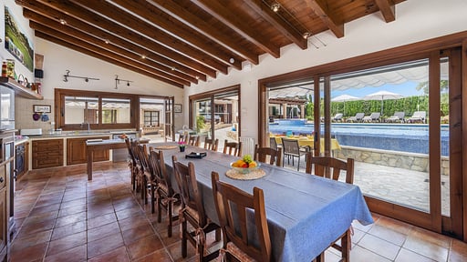 Finca Morell Vell Zona de comedor