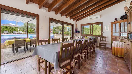 Finca Morell Vell Zona de comedor