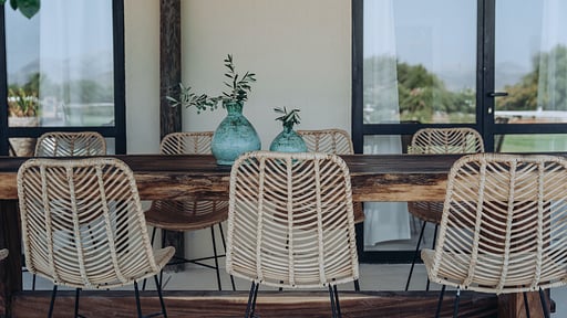 Finca Llubi Zona de comedor 