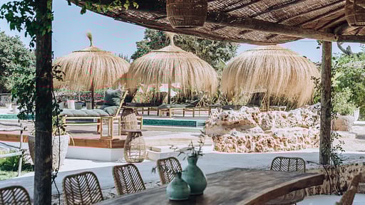 Finca Llubi Zona de comedor 