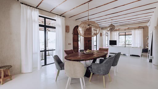 Finca Llubi Zona de comedor