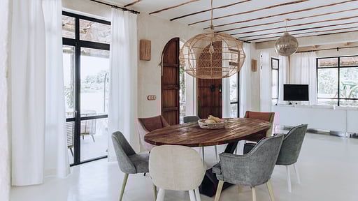 Finca Llubi Zona de comedor