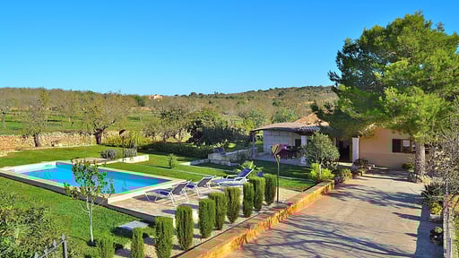 Finca Barranc Son Fullós Zwembad