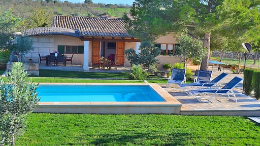 Finca Barranc Son Fullós Zwembad