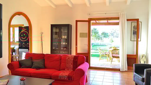 Finca Barranc Son Fullós Woonkamer