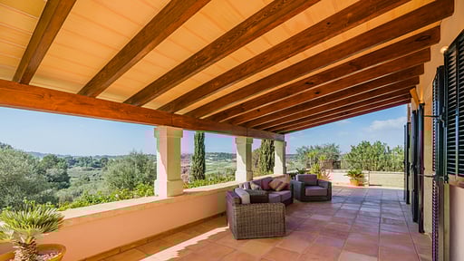 FINCA PUIG BLANC Terrace/Veranda