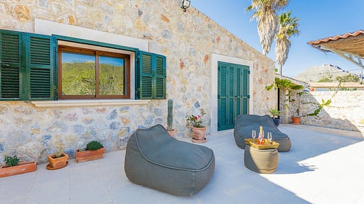 Finca Sa Rota de Pollensa Terrace/Veranda