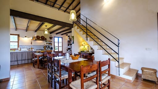 Finca Sa Vinya Dining area