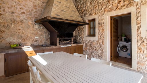 Finca Samantha Dining area