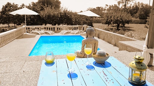 Finca Son Rossinyol Бассейн